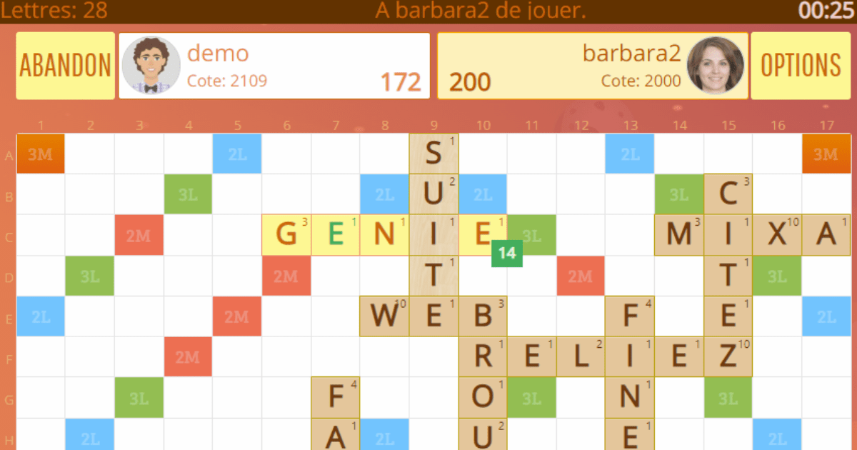 Scrabble, Free Online Multiplayer Word Game