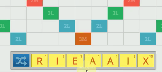 Play Rack Word Play - Rackword